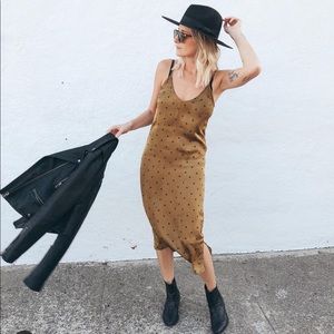 Midi-Length Printed Slip